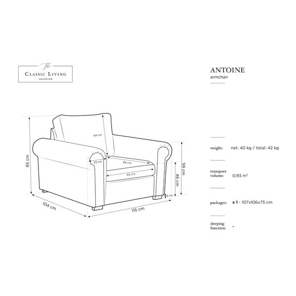 Červené křeslo Windsor & Co Sofas Hermes-image-1