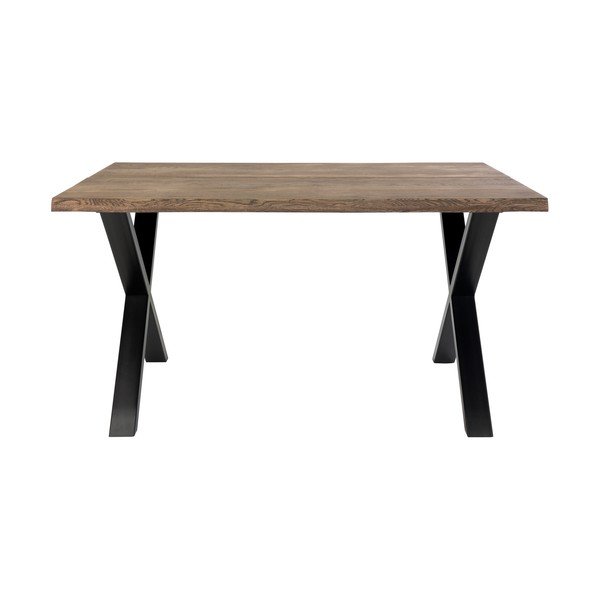 Jídelní stůl s deskou z masivního dubu House Nordic Toulon Smoked, 140 x 95 cm-image-2