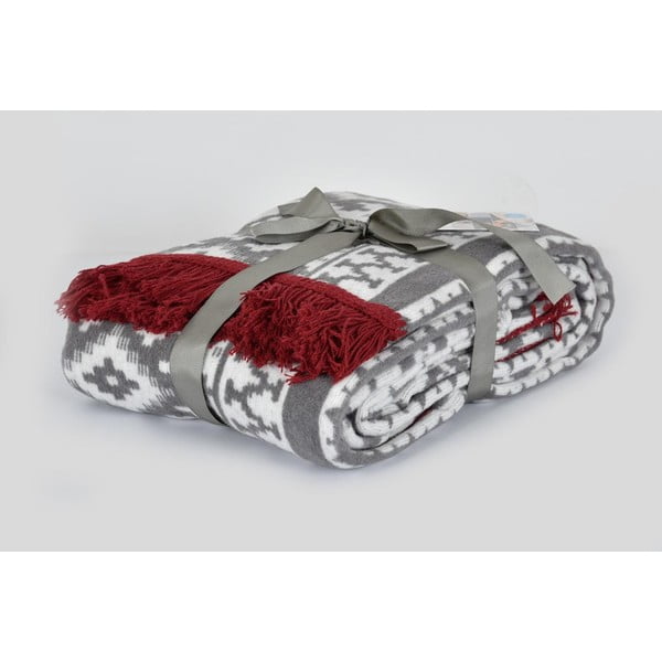 Šedá deka 127x155 cm – Mila Home-image-1