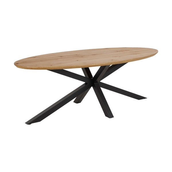 Jídelní stůl s deskou v dubovém dekoru 100x220 cm Heaven – Actona-image-3