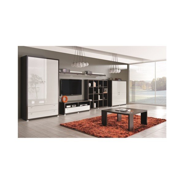 Knihovna v dekoru ořechového dřeva Maridex Kendo-image-1