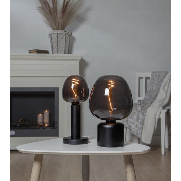 Teplá LED dekorativní žárovka E27, 2 W Black Apple – Star Trading-image-4