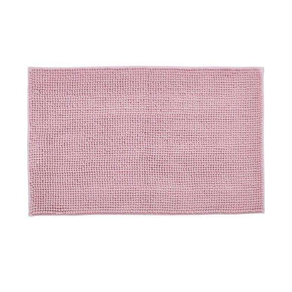 Růžová koupelnová předložka 80x50 cm Bobble - Catherine Lansfield