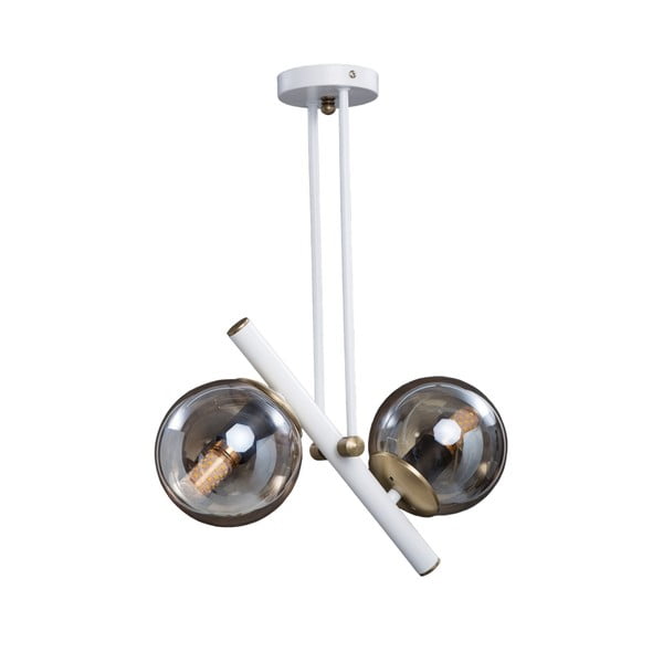 Závěsné svítidlo se skleněným stínidlem ø 15 cm Libra – Squid Lighting