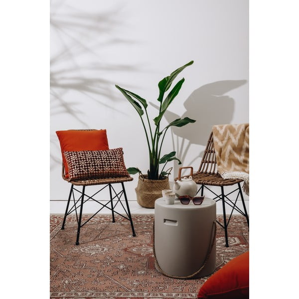 Hnědý pléd s podílem bavlny Euromant Mallorca, 140 x 180 cm-image-3