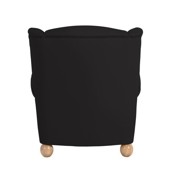 Černé křeslo ušák Max Winzer Monarch Black-image-3