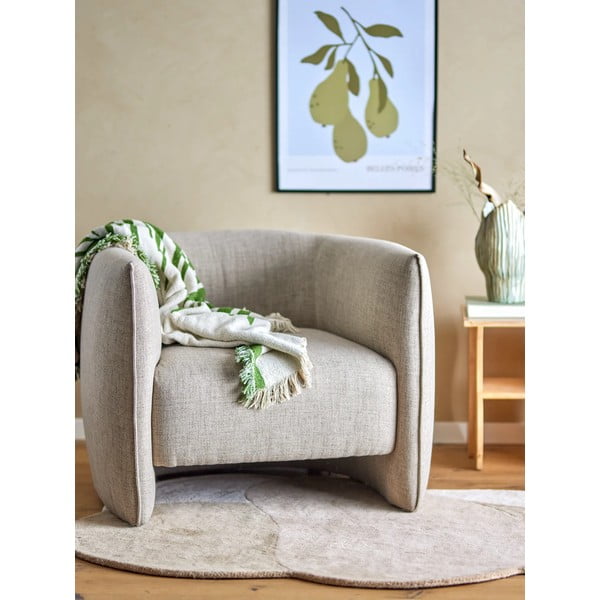 Hnědý vlněný koberec 110x140 cm Denton – Bloomingville-image-1