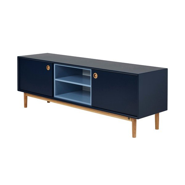 Tmavě modrý TV stolek 170x57 cm Color Box – Tom Tailor-image-2