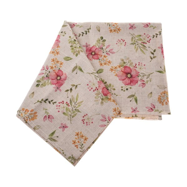 Omyvatelný ubrus s příměsí lnu 140x140 cm – Dakls