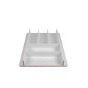 Bílý příborník do zásuvky 33 x 47 cm Wood Line – Elletipi