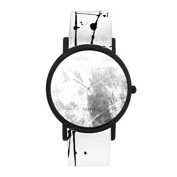 Unisex hodinky s bíločerným řemínkem South Lane Stockholm Avant Diffuse Invert 