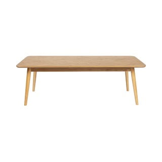 Konferenční stolek s deskou v dubovém dekoru v přírodní barvě 60x120 cm Fabio – White Label