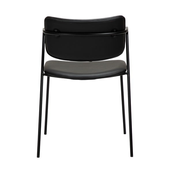Černá židle z imitace kůže DAN-FORM Denmark Zed-image-4