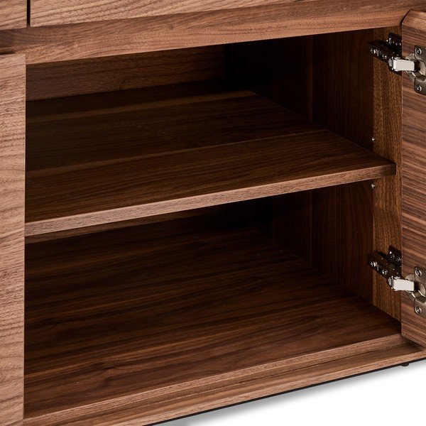 Hnědá komoda v dekoru ořechového dřeva Furnhouse Tokyo, velká-image-1