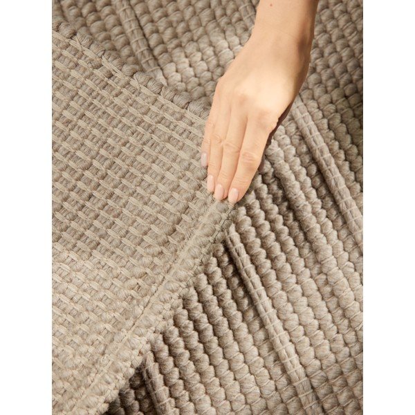 Béžový ručně tkaný vlněný běhoun 80x250 cm Camden Parker – Ted Baker-image-4