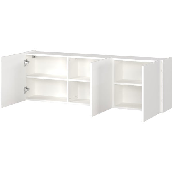 Bílý TV stolek 138x45 cm Piana – Germania-image-3