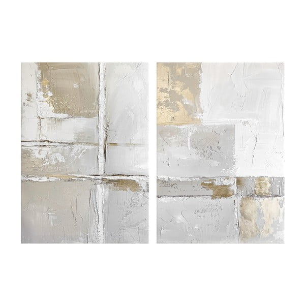Obrazy s ručně malovanými prvky v sadě 2 ks 50x70 cm Sail – Styler