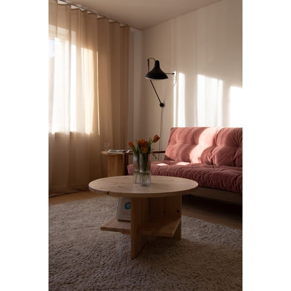 Kulatý konferenční stolek v přírodní barvě Rondure – Karup Design-image-3