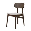 Hnědá čalouněná jídelní židle Livo – Unique Furniture