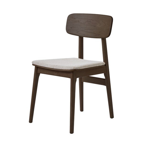 Hnědá čalouněná jídelní židle Livo – Unique Furniture