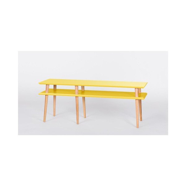 Konferenční stolek Mugo Yellow, 119 cm (šířka) a 45 cm (výška)-image-1