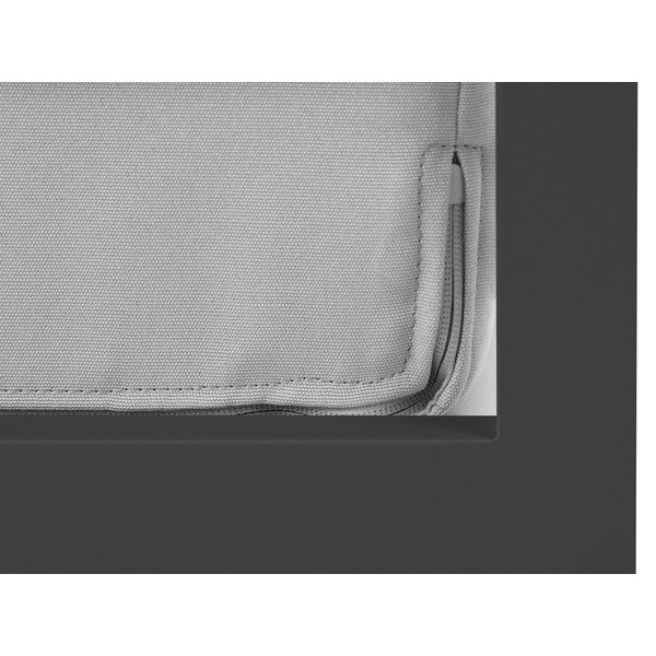 Šedé venkovní křeslo v černém rámu Calme Jardin Nicea-image-4