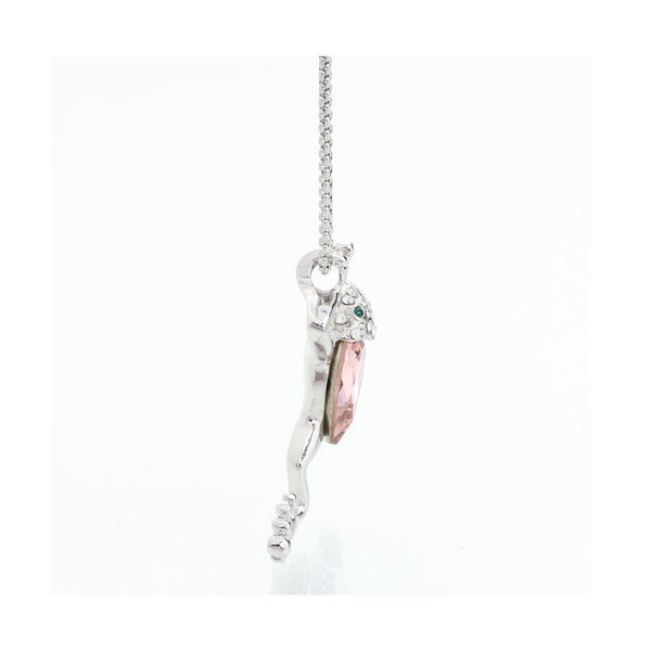 Náhrdelník se Swarovski Elements, růžová žába-image-1