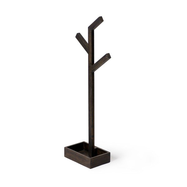 Stojan na osušky z dubového dřeva Wireworks Mezza Dark Branch-image-2