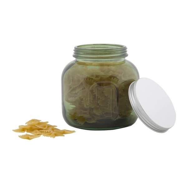 Zelená dóza z recyklovaného skla Mauro Ferretti Coperchio, ⌀ 13 cm-image-1