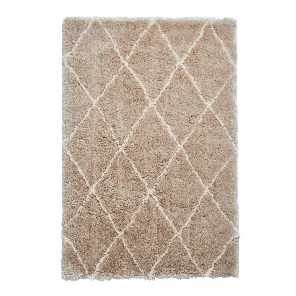 Béžový koberec Think Rugs Morocco, 120 x 170 cm