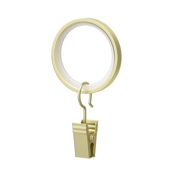 Kroužky na záclony s žabkou v sadě 7 ks Cappa – Umbra-image-3