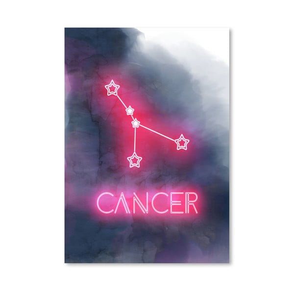 Plakát Americanflat Cancer Zodiac, 30 x 42 cm