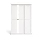 Bílá šatní skříň 139x201 cm Paris – Tvilum