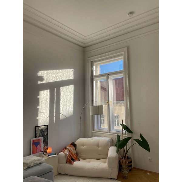 Žlutá rozkládací pohovka 140 cm Hippo - Karup Design-image-1