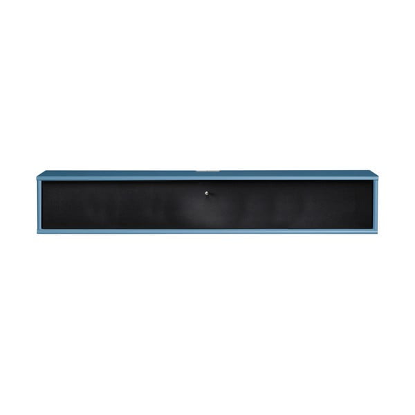 Černo-modrý TV stolek 133x22 cm Mistral – Hammel Furniture