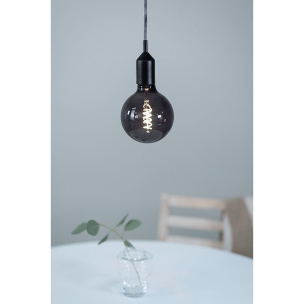 Černé závěsné svítidlo 4x4 cm Bronx - Markslöjd-image-1