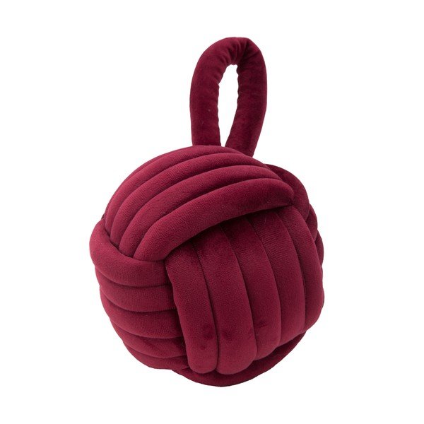 Vínově červená zarážka do dvěří Mauro Ferretti Ball, ø 14 cm-image-3