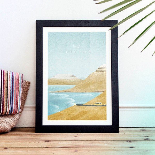 Plakát Travelposter Iceland, A2-image-1