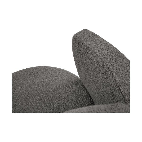 Tmavě šedé otočné křeslo Interieurs 86 Nael-image-1