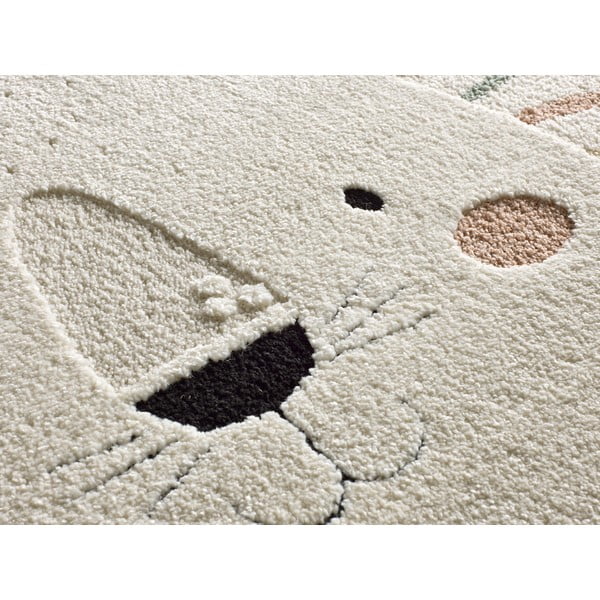 Krémový dětský koberec ø120 cm Clown – Universal-image-2