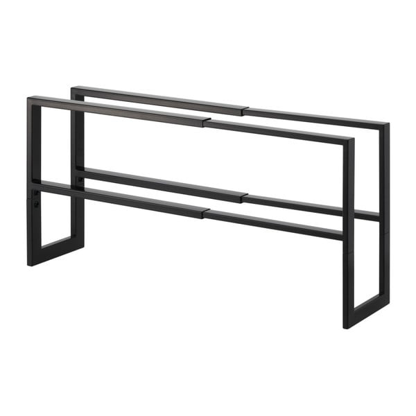 Černá police na boty YAMAZAKI Line-image-2