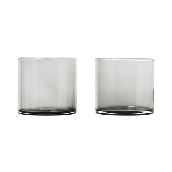 Sada 2 černých sklenic Blomus Mera, 200 ml