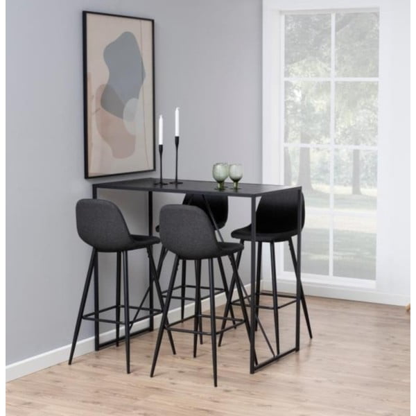 Černo-šedá barová židle 101 cm Wilma – Actona-image-1