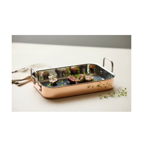 Měděný/nerezový pekáč 25,5x35 cm – Blomsterbergs-image-1