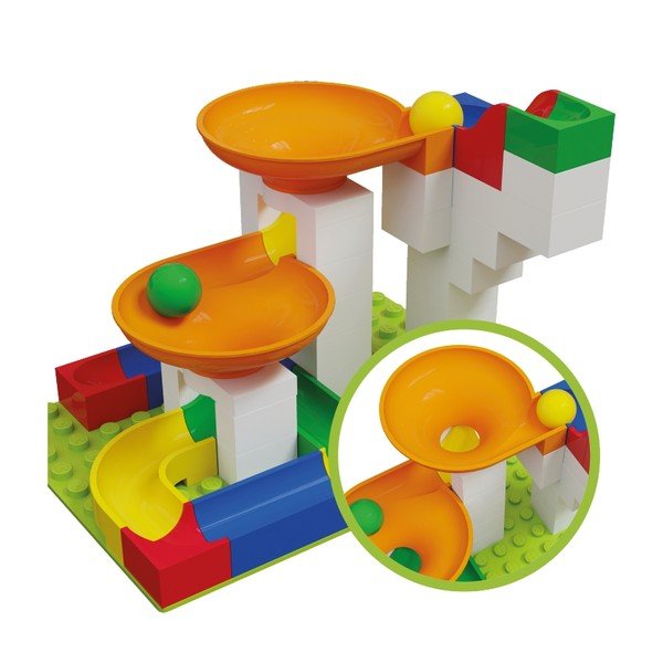 Sada přídavných dílů ke kuličkové dráze Hubelino, 44 ks-image-1