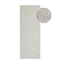Bílý/béžový venkovní koberec běhoun 200x80 cm - NORTHRUGS