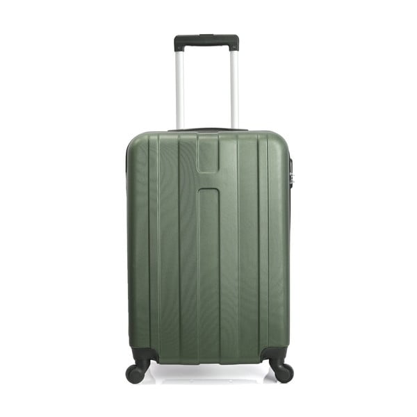 Tmavě zelený cestovní kufr na kolečkách Hero Ioulia, 37 l