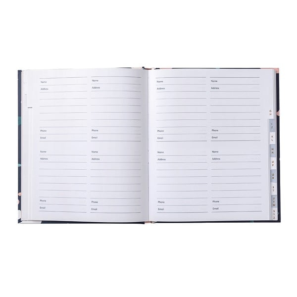 Adresář s lepicími štítky Busy B Navy Blush, 104 stran-image-3