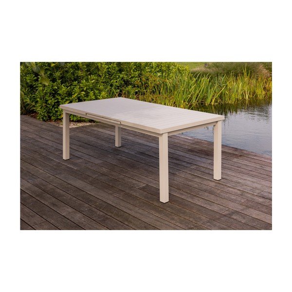 Hliníkový zahradní jídelní stůl 100x180 cm Mobile – Exotan-image-3