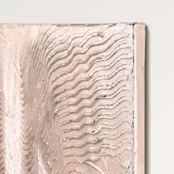 Ručně malovaný obraz 88x118 cm Metallic Rose – Malerifabrikken-image-2